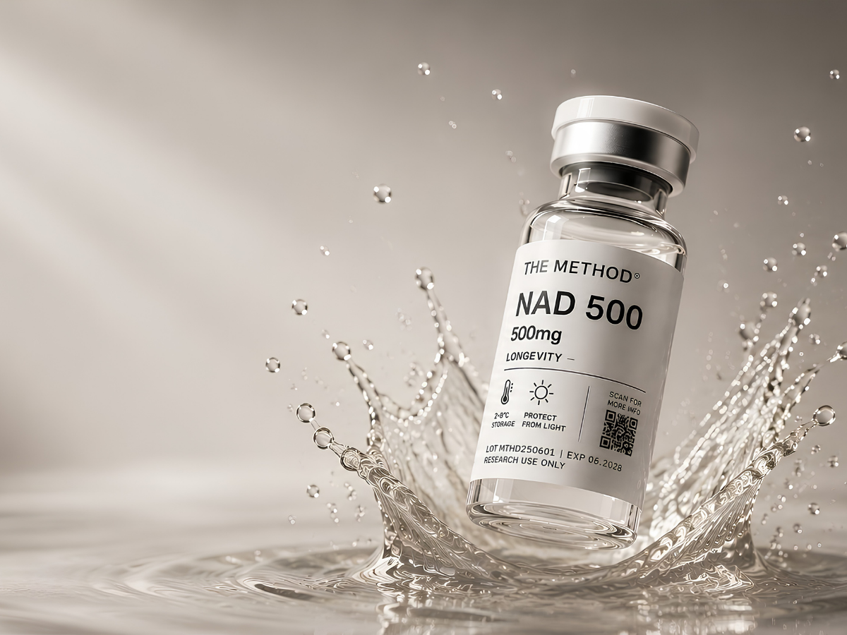 The Method research-grade NAD+ vial